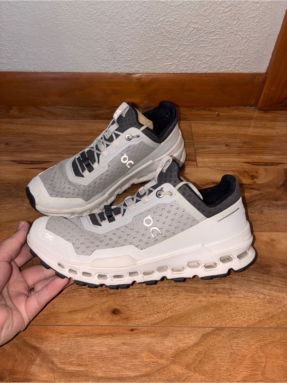 On Cloud Women’s Cloudultra Trail Running Shoes, gray - size 7 - Picture 2 of 12